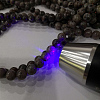 Natural Fluorescent Syenite Rock(Glow under UV Light) Beads Strands X-G-K340-A05-03-5