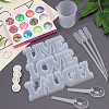 Word Love & Laugh Silicone Molds Kits DIY-OC0003-12-3
