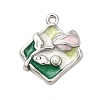 Alloy Enamel Pendants PALLOY-K020-20P-01-1