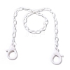 Personalized ABS Plastic Cable Chain Necklaces NJEW-JN02850-07-1