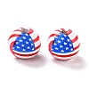 Independence Day Natural Wood Beads LS-X1-WOOD-K006-B01-2