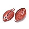 Baking Paint Alloy Pendants AL-CBA24A6-02A-01-2