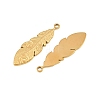 304 Stainless Steel Pendants SA-CBA3ECF-01G-2