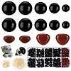 Plastic Doll Eyes & Nose Sets FIND-WH0420-144D-1