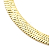 Ion Plating(IP) 304 Stainless Steel Herringbone Chain Bracelets for Women BJEW-A013-02A-G-2