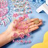 14Sheets 14 Colors Plastic Sticker FIND-TA0005-03-4