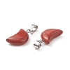 Natural Red Jasper Pendants G-Q369-18-3