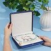 Imitation Leather Pure Color Flip-open Gift Boxes CON-WH0095-238A-03-3