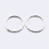 925 Sterling Silver Round Rings STER-F036-03S-0.7x3-2