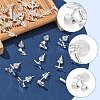 2 Pairs Alloy Stud Earrings for Women EJEW-FS0001-27E-4