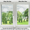 Gorgecraft 2 Sets 2 Styles Waterproof PVC Electrostatic Window Stickers DIY-GF0005-90-4