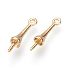 Brass Peg Bails Pendants KK-Q675-89-2