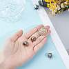 3Pcs 3 Colors Brass European Beads KK-ME0004-20-3