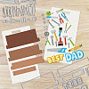 Father's Day Carbon Steel Cutting Dies Stencils DIY-WH0309-1838-4