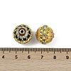 Brass Enamel Beads KK-L236-01A-G-3