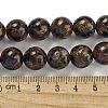 Synthetic Gold Clinquant Stone Beads Strands G-P549-A01-03E-5