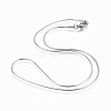 Non-Tarnish 304 Stainless Steel Snake Chain Necklaces NJEW-F248-02C-P-1