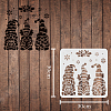 Plastic Reusable Drawing Painting Stencils Templates DIY-WH0172-301-2