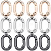30Pcs 3 Colors Zinc Alloy Spring Gate Rings FIND-SC0010-84-1