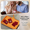 Microfiber Jewelry Flap Pouches ABAG-WH0032-121C-5