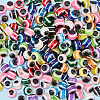 240Pcs 12 Colors Evil Eye Resin Beads RESI-PA0001-09-7