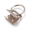 Electroplate Iron Split Key Rings IFIN-WH0044-01A-P-2
