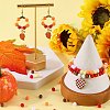 1200Pcs 6 Colors Thanksgiving Day Themed Opaque Acrylic Beads MACR-SC0001-44-4
