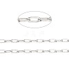 Tarnish Resistant 304 Stainless Steel Paperclip Chains CHS-F010-01A-P-01-1