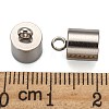Tarnish Resistant 304 Stainless Steel Cord Ends LS-STAS-E020-7-3