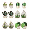 30Pcs 6 Styles Alloy Enamel Pendants ENAM-CJ0004-91-1