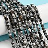 Dyed Natural Fire Crackle Agate Beads Strands G-G007-01I-2
