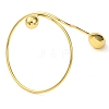 Brass Cuff Bangles for Women BJEW-F477-01G-3