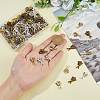 150Pcs 3 Colors Tibetan Style Alloy Pendants TIBE-DC0001-06-3