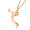 304 Stainless Steel Pendant Necklaces NJEW-H496-01-2