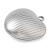 Anti-Tarnish 304 Stainless Steel Pendants STAS-M084-03A-P-2