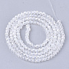 Electroplate Glass Beads Strands EGLA-T013-04J-2