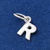 925 Sterling Silver Letter Charms STER-C012-01S-R-2