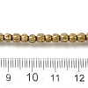 Electroplated Synthetic Non-magnetic Hematite Beads Strands G-C154-A01-4