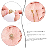 3-Strand 6-Hole Brass Box Clasps FIND-SC0003-31G-5