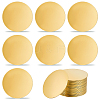 AHADERMAKER 40Pcs Brass Sheet FIND-GA0003-71-1