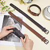 8Pcs 2 Style PU Leather Zinc Alloy Buckles AJEW-NB0006-92B-3