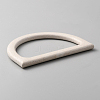 D Shaped Plastic Imitation Wood Bag Handles FIND-WH0111-301A-2