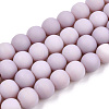 Opaque Glass Beads Strands GLAA-T032-P8mm-MD07-1