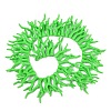 Opaque Acrylic Imitation Coral Beads Strands SACR-P033-02A-01-3