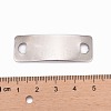 Tarnish Resistant Rectangle 304 Stainless Steel Links connectors STAS-I045-33-2