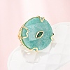 Natural Amazonite Cuff Rings GG-CBA5FCC-02G-06-2