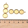 304 Stainless Steel Pendant Cabochon Settings STAS-K320-03B-G-3