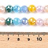 Electroplate Glass Bead Strands X-GLAA-Z006-01F-2