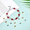 ARRICRAFT 300Pcs 6 Styles Brass Crimp Beads Covers KK-AR0003-76-6