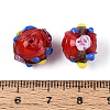 Handmade Gold Sand Lampwork Beads LAMP-N038-02C-4